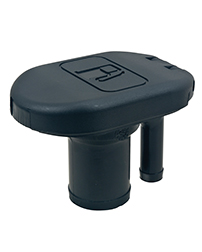 EPA Compliant Sealed Flip Top Cap Fills for 1-1/2" Hose with VPR - Straight Neck